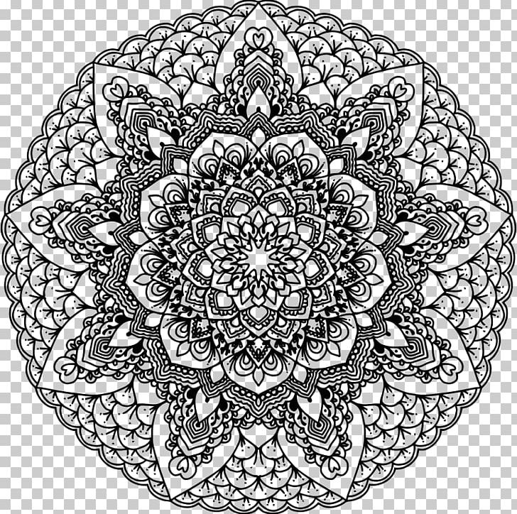 Symbol Mandala Sandpainting PNG, Clipart, Art, Black And White, Circle, Coloring Book, Coloring Pages Free PNG Download