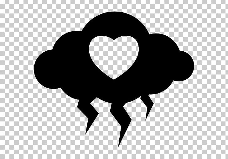 Lightning Logo Computer Icons Heart PNG, Clipart, Black, Black And White, Cloud, Computer Icons, Disaster Free PNG Download