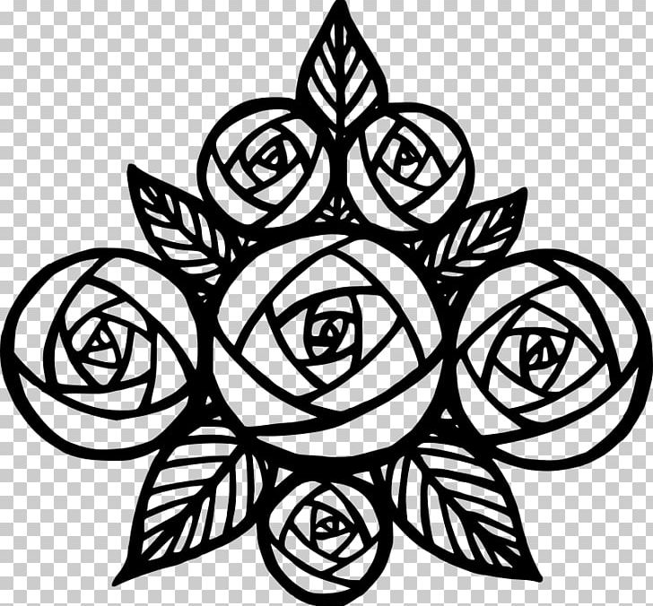 Rose Flower PNG, Clipart, Artwork, Black And White, Black Rose, Bunch, Circle Free PNG Download