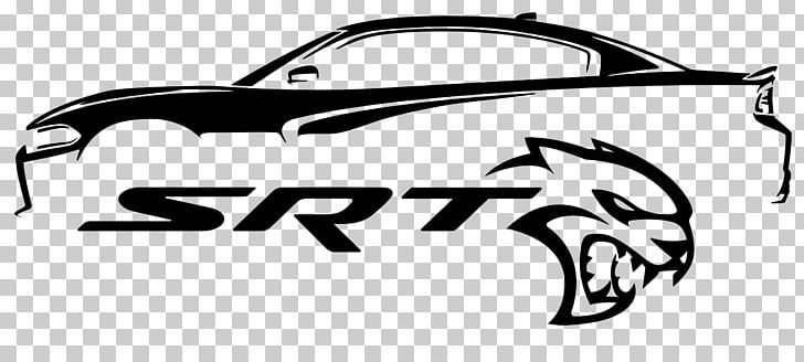 Dodge Challenger SRT Hellcat Dodge Charger SRT Hellcat Car Dodge Viper PNG, Clipart, Black, Black And White, Brand, Decal, Dodge Free PNG Download