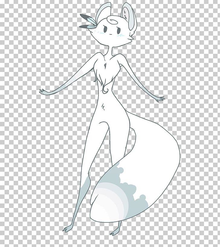 Mammal Fairy White Sketch PNG, Clipart, Anime, Arm, Art, Black And White, Cartoon Free PNG Download