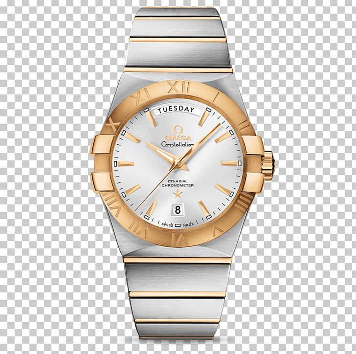 Omega SA Omega Constellation Watch Coaxial Escapement Omega Seamaster PNG, Clipart, Brand, Chronometer Watch, Coaxial Escapement, Gold, Jewellery Free PNG Download