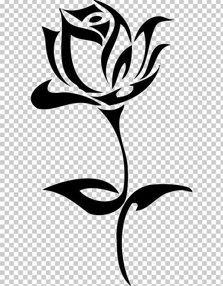 Flowers By Tribal Rose Tattoo Tribe PNG, Clipart, Art, Black And White, Branch, Clip Art, Design Free PNG Download