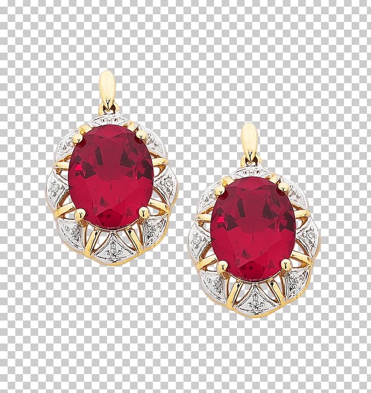 Ruby Earring Gold Jewellery Gemstone PNG, Clipart, Body Jewelry, Bracelet, Charms Pendants, Christmas Ornament, Colored Gold Free PNG Download