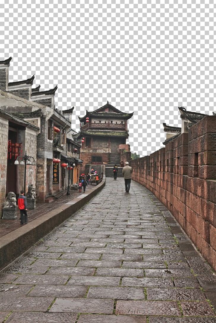 Fenghuang County U51e4u51f0u53e4u9547 Xi An PNG, Clipart, Alley, Building, Chinese Style, City, Cobblestone Free PNG Download