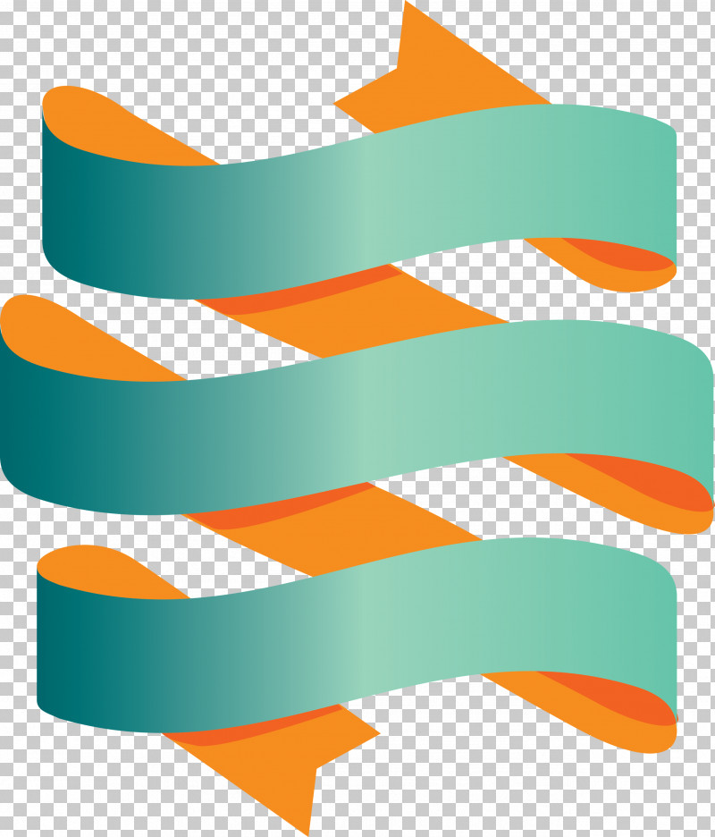 Ribbon Multiple Ribbon PNG, Clipart, Line, Logo, Multiple Ribbon, Orange, Ribbon Free PNG Download