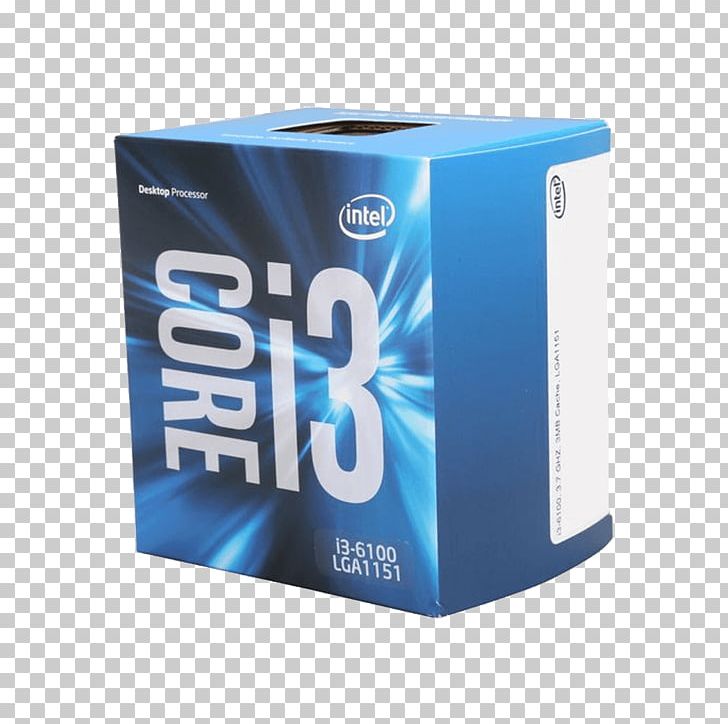 Intel Core I3-6100 Multi-core Processor PNG, Clipart, Brand, Central Processing Unit, Core I 3, Cpu Cache, Desktop Computers Free PNG Download