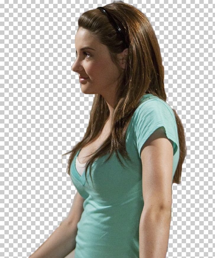 T Shirt Shoulder Shailene Woodley Long Hair Png Clipart Arm