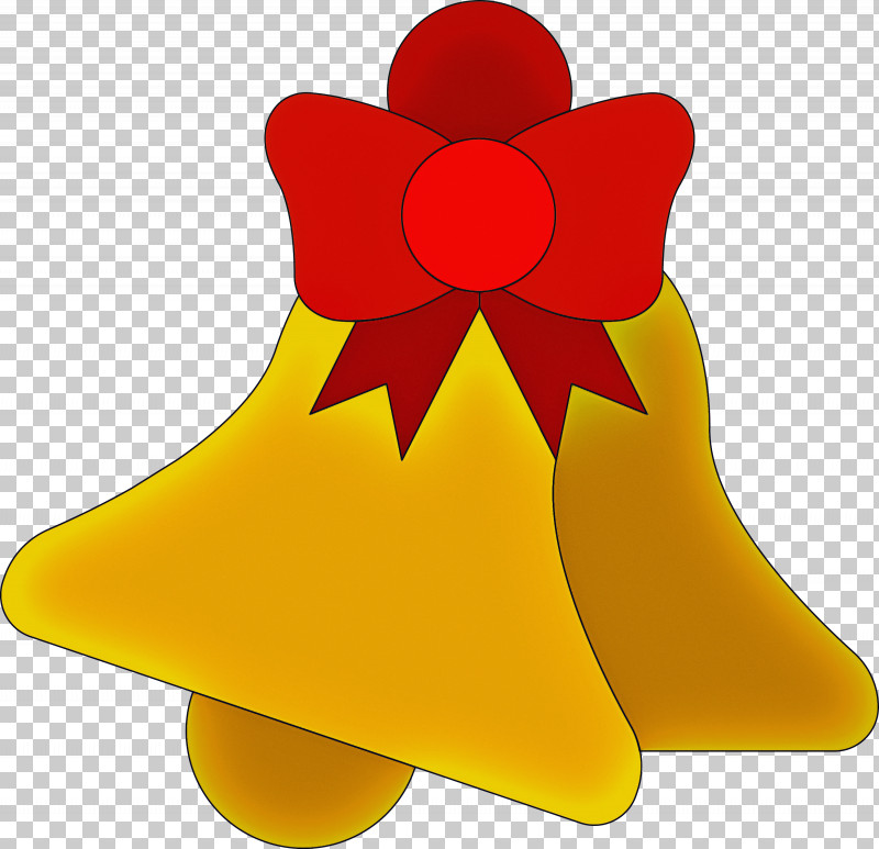 Yellow Cone Bell PNG, Clipart, Bell, Cone, Retro Christmas, Vintage Christmas, Yellow Free PNG Download