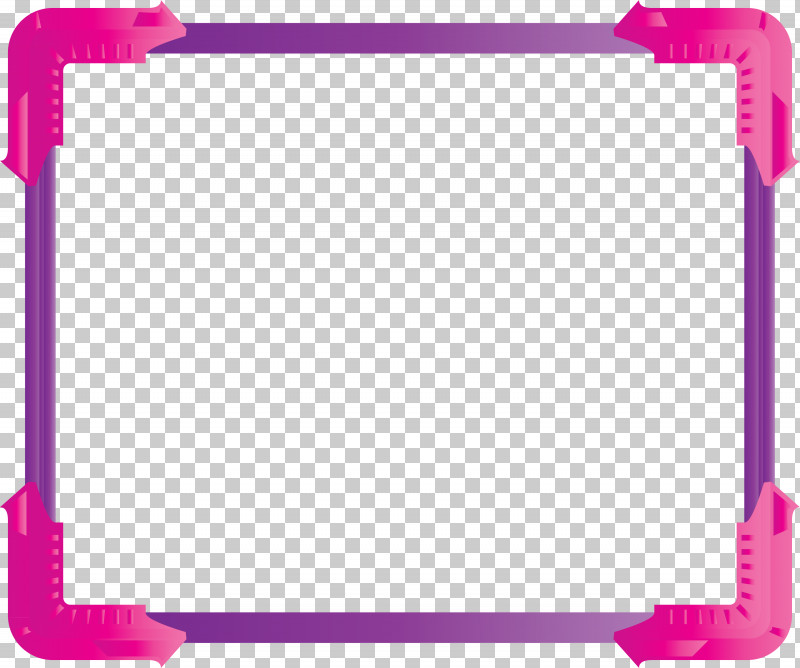 pink corner border png