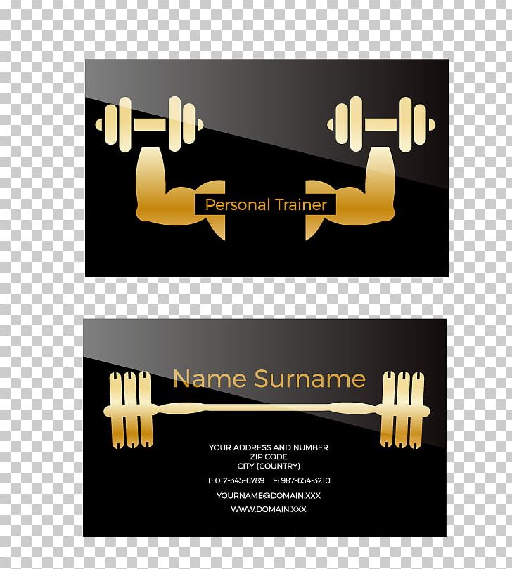Personal Trainer Business Card Euclidean PNG, Clipart, Birthday Card, Business, Business Cards, Business Man, Business Vector Free PNG Download