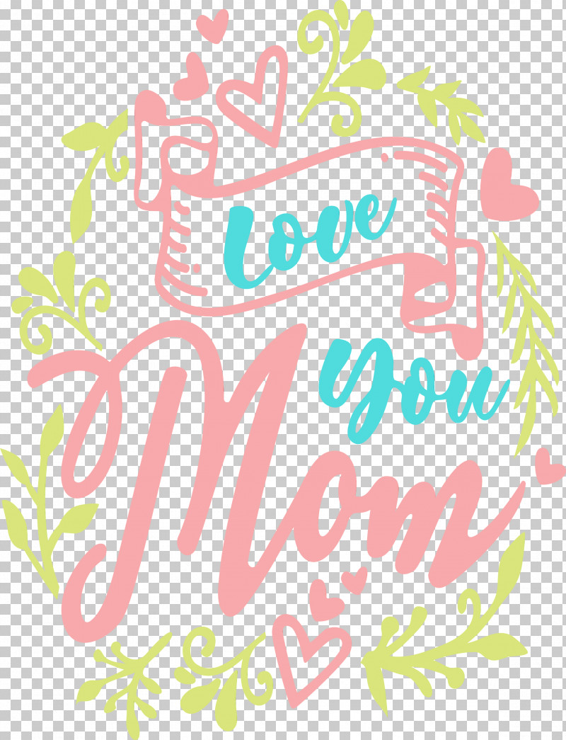 Pink Text Font PNG, Clipart, Love You Mom, Mothers Day, Paint, Pink, Text Free PNG Download