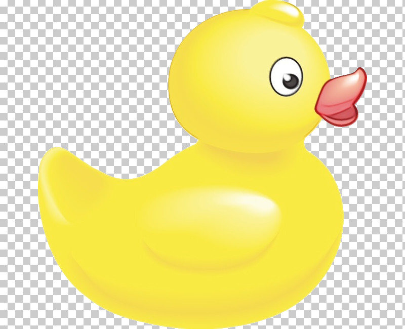Duck Rubber Ducky Bath Toy Yellow Bird PNG, Clipart, Bath Toy, Beak, Bird, Duck, Ducks Geese And Swans Free PNG Download