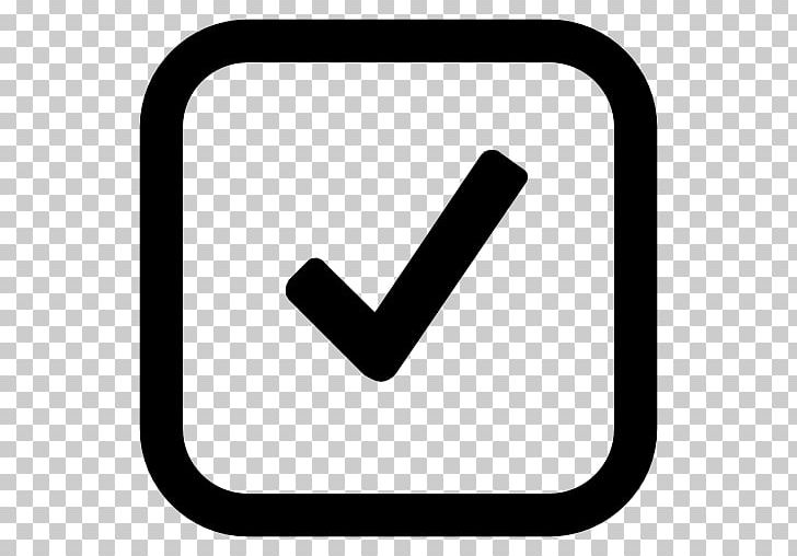 Checkbox Computer Icons Check Mark Symbol PNG, Clipart, Angle, Area, Black And White, Checkbox, Check Mark Free PNG Download