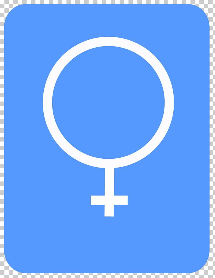 Gender Symbol Female Sign PNG, Clipart, Area, Azure, Blue, Brand, Computer Icons Free PNG Download