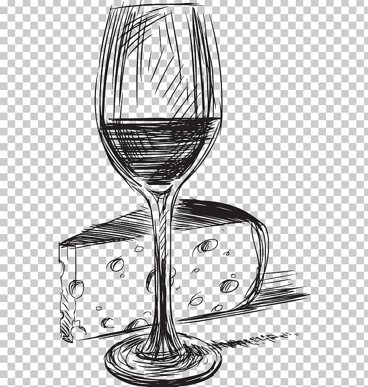 drinking glass drawing