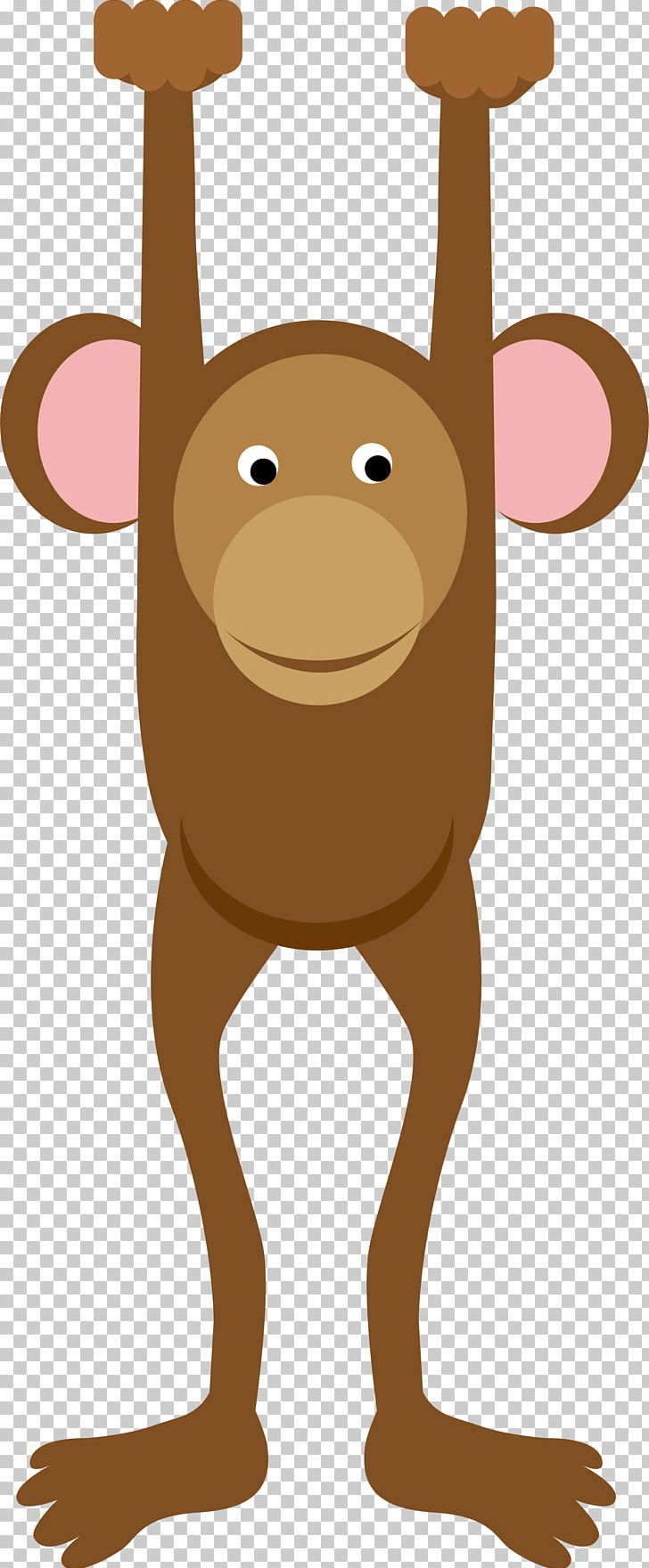 Cartoon Monkey PNG, Clipart, Animals, Animation, Brown, Brown Monkey, Carnivoran Free PNG Download