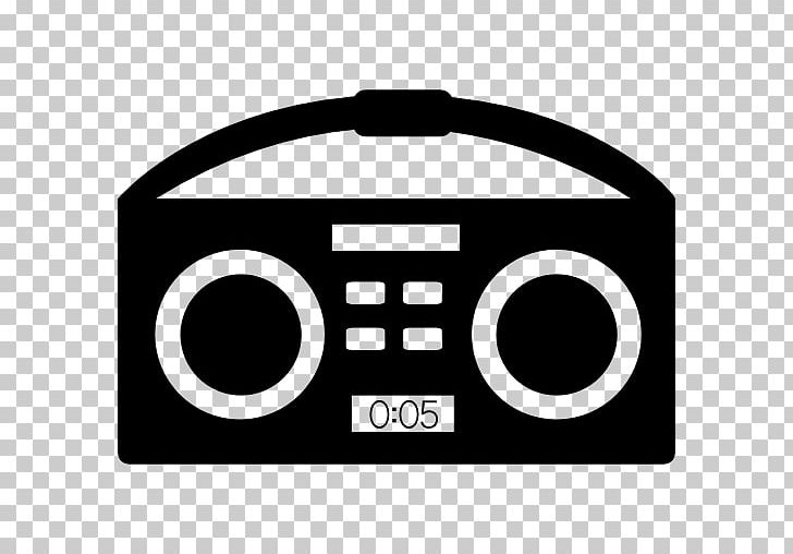 Computer Icons Boombox PNG, Clipart, Area, Black, Black And White, Boombox, Brand Free PNG Download