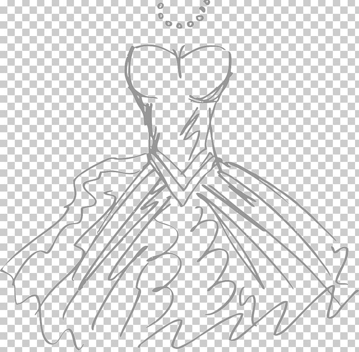 Wedding Invitation Wedding Dress Bride PNG, Clipart, Angle, Arm, Artwork, Black, Black And White Free PNG Download