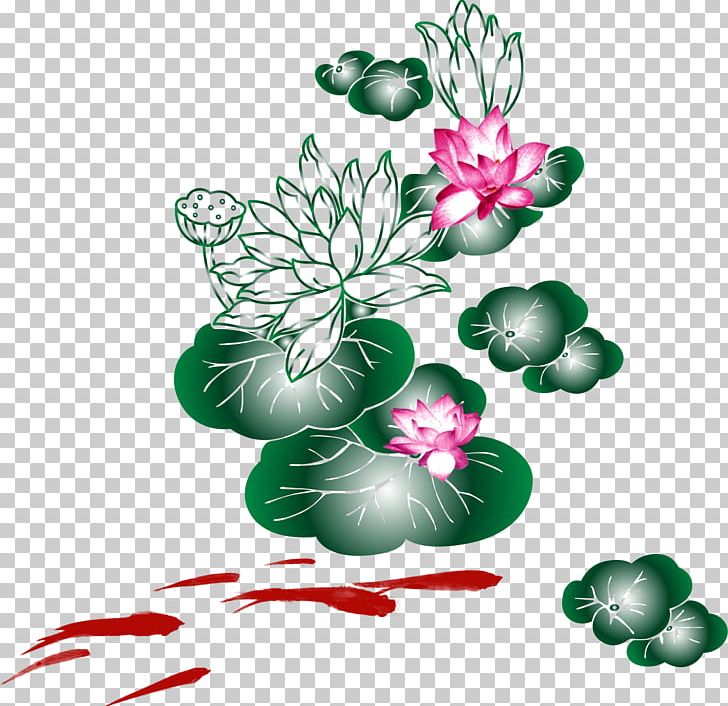 Heye Nelumbo Nucifera PNG, Clipart, China, Chinese Border, Chinese New Year, Chinese Style, Download Free PNG Download