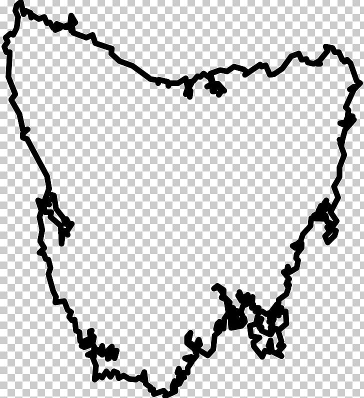 Tasmania Map PNG, Clipart, Area, Australia, Black, Black And White, Body Jewelry Free PNG Download