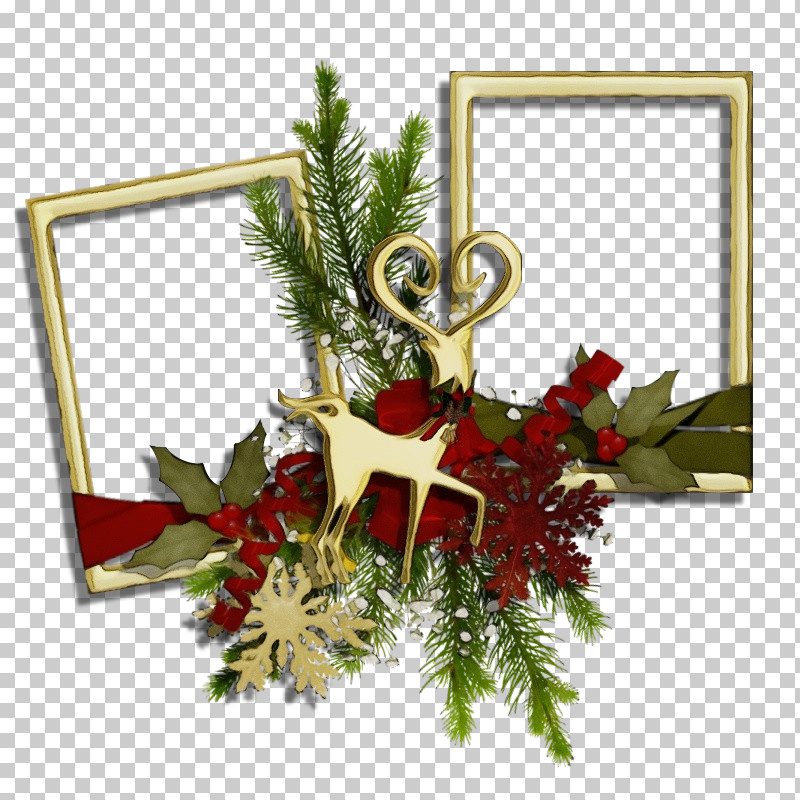 Picture Frame PNG, Clipart, Christmas, Christmas Decoration, Christmas Eve, Fir, Flower Free PNG Download