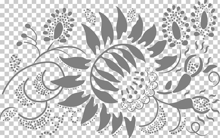 Ornament Art Motif Floral Design Pattern PNG, Clipart, Area, Black, Black And White, Circle, Decorative Arts Free PNG Download