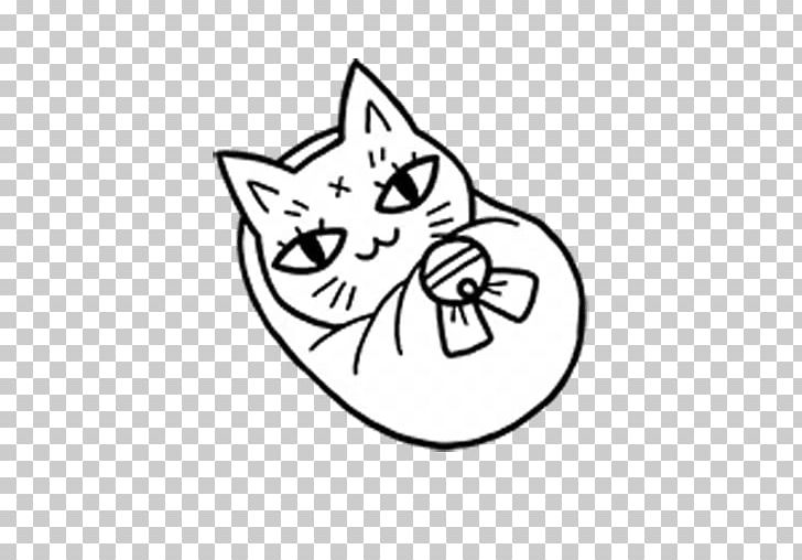 Whiskers Cat Telegram Sticker PNG, Clipart, Angle, Animals, Black, Carnivoran, Cartoon Free PNG Download
