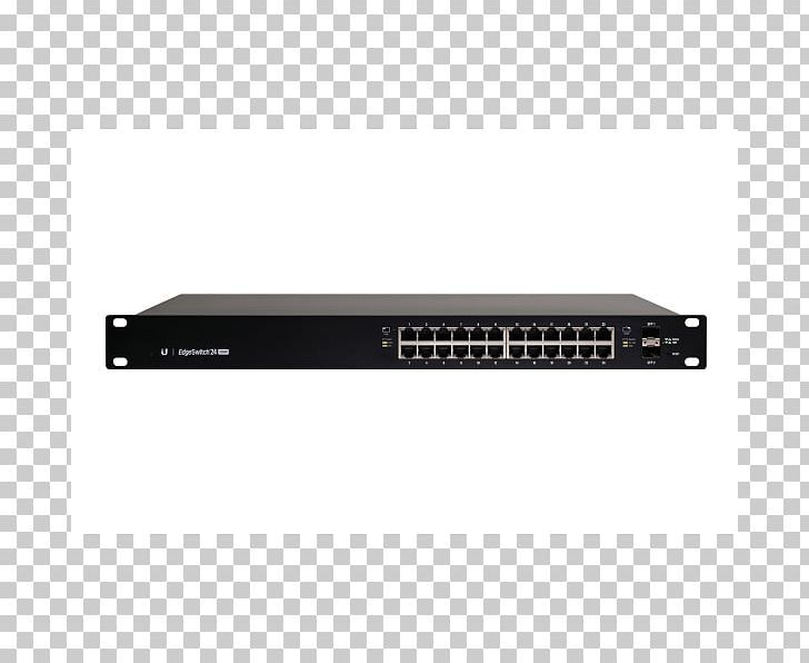 Gigabit Ethernet Network Switch Ubiquiti Networks Power Over Ethernet Ubiquiti EdgeSwitch 48 ES-48 PNG, Clipart, Audio Receiver, Electronic Device, Electronics Accessory, Ethernet, Ethernet Hub Free PNG Download