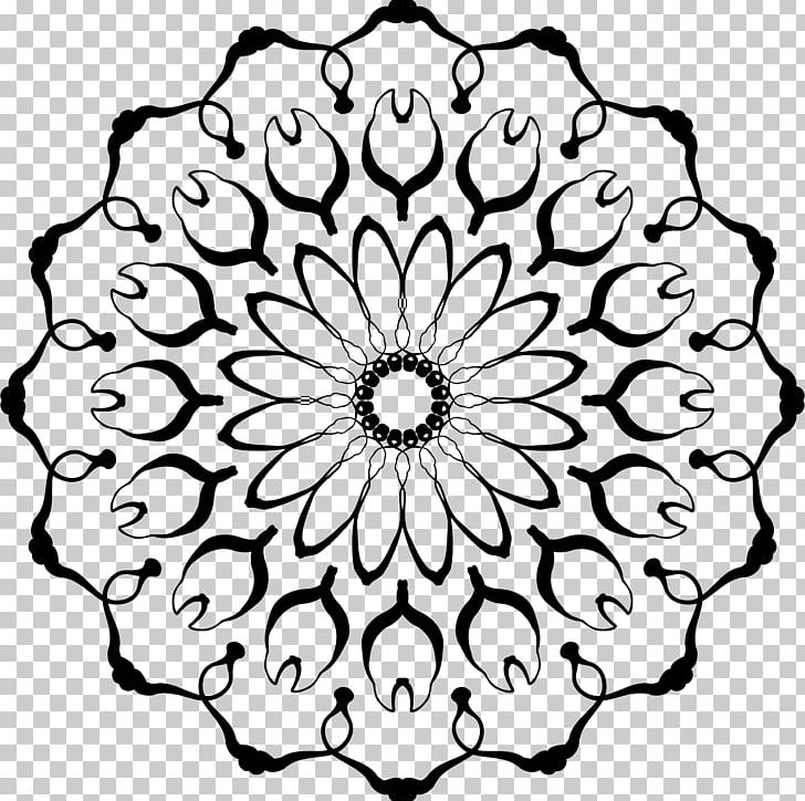 Flower Drawing PNG, Clipart, Area, Art, Black, Black And White, Blossom Free PNG Download