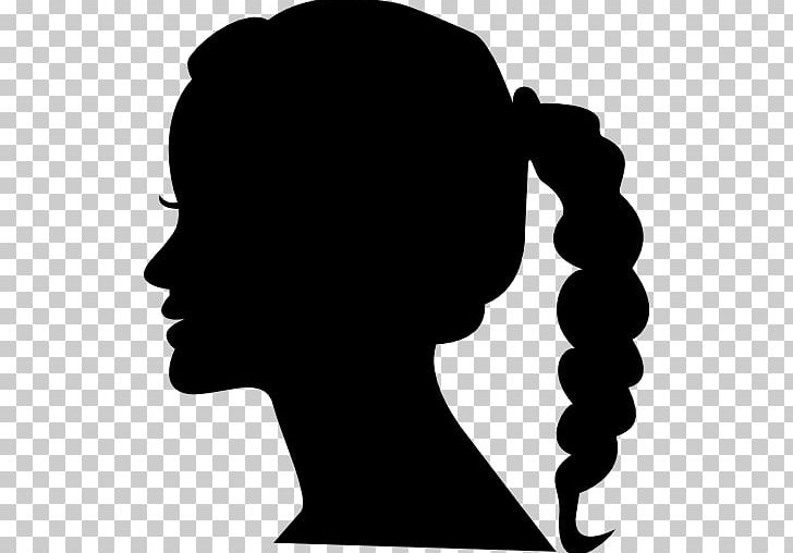 Silhouette Woman Female Hair PNG, Clipart, Animals, Beauty Parlour, Black And White, Computer Icons, Face Free PNG Download