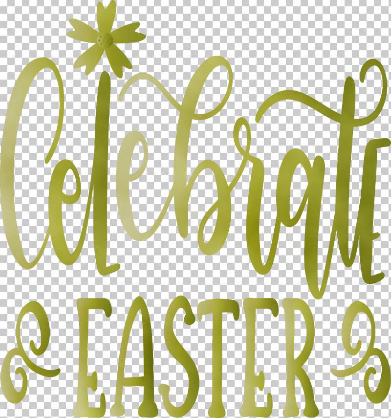 Text Font Green Plant PNG, Clipart, Easter Day, Easter Sunday, Green, Paint, Plant Free PNG Download