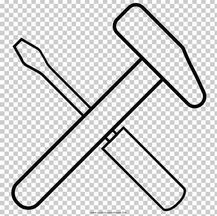 Drawing Hammer Coloring Book Tool PNG, Clipart, Angle, Area, Black, Black And White, Coloring Book Free PNG Download