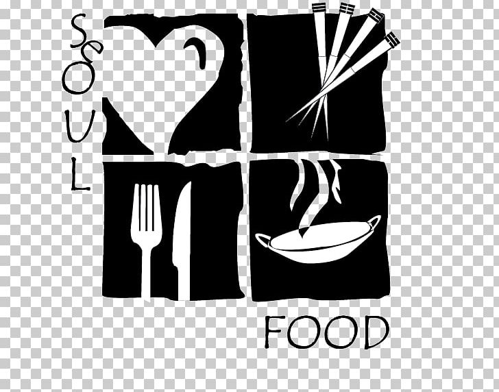 Soul Food Logo Restaurant Png Clipart Art Black Black And