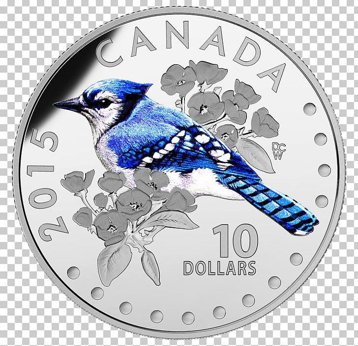 Canada Silver Coin Royal Canadian Mint PNG, Clipart, Beak, Bird, Blue, Blue Jay, Bullion Free PNG Download
