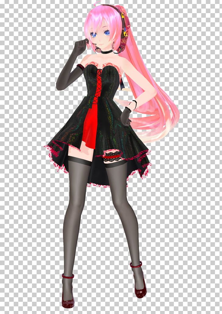 Megurine Luka MikuMikuDance Hatsune Miku: Project DIVA PNG, Clipart, Action Figure, Anime, Brown Hair, Character, Clothing Free PNG Download