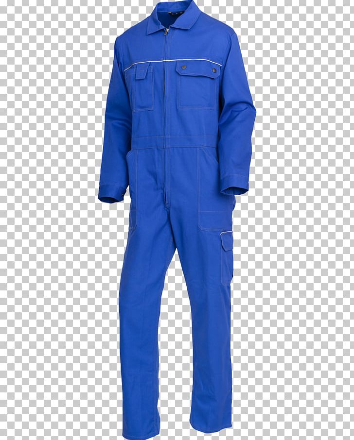 Overall Workwear Tracksuit Boilersuit Jacket PNG, Clipart, Boilersuit, Clothing, Cobalt Blue, Cotton, Electric Blue Free PNG Download