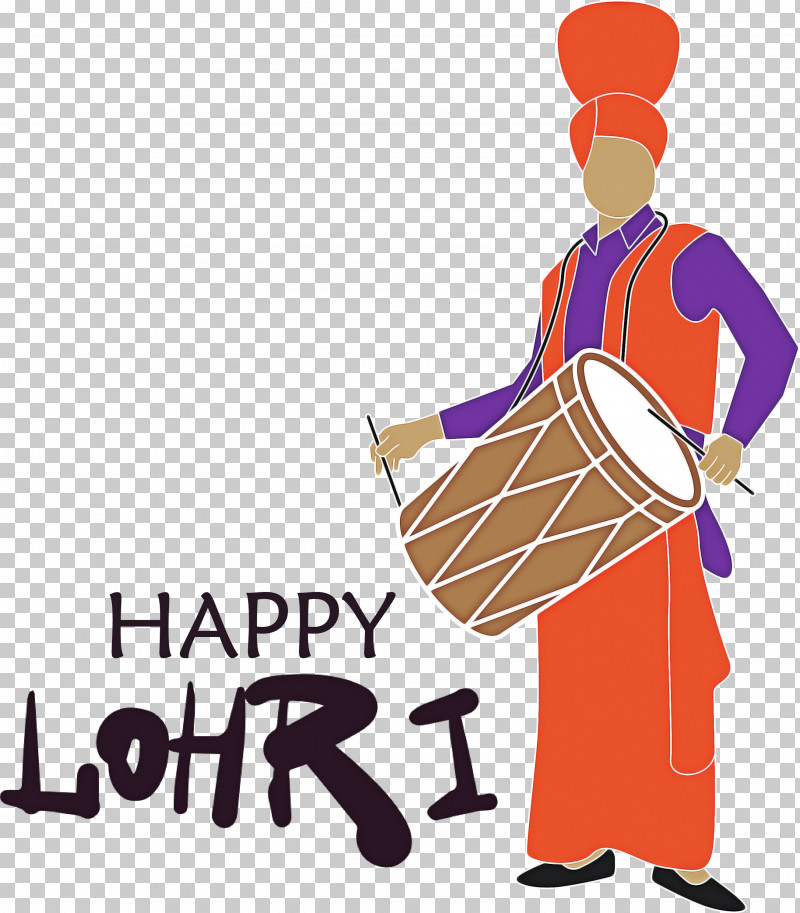 Happy Lohri PNG, Clipart, Behavior, Cartoon, Charity Water, Clothing, Drum Free PNG Download