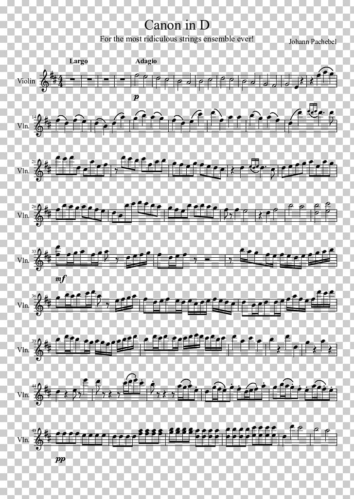 Violin Pachelbel's Canon Sheet Music Cello PNG, Clipart, Angle, Area, Black, Black And White, Cello Free PNG Download