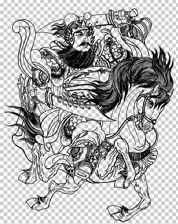 Painting Cartoon Illustration PNG, Clipart, Antiquity, Artwork, Black And White, Chinese Style, Comics Artist Free PNG Download