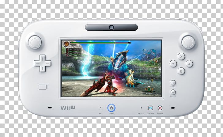 Wii U GamePad Monster Hunter 3 Ultimate Monster Hunter Tri PNG, Clipart, Computer Software, Electronic Device, Electronics, Gadget, Game Free PNG Download