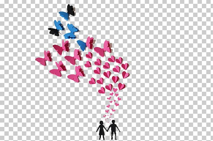 Butterfly Chasing Eveline Paper Euclidean PNG, Clipart, 521, Beautiful, Cartoon Couple, Chasing Eveline, Couple Free PNG Download