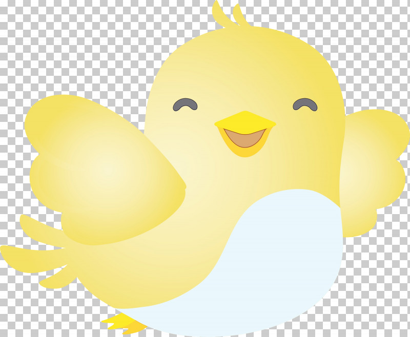 Yellow Bird Beak Rubber Ducky Chicken PNG, Clipart, Beak, Bird, Chicken, Paint, Rubber Ducky Free PNG Download