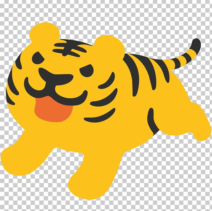 Emojipedia Tiger Noto Fonts Text Messaging PNG, Clipart, Android, Android Kitkat, Animal Figure, Animals, Art Free PNG Download