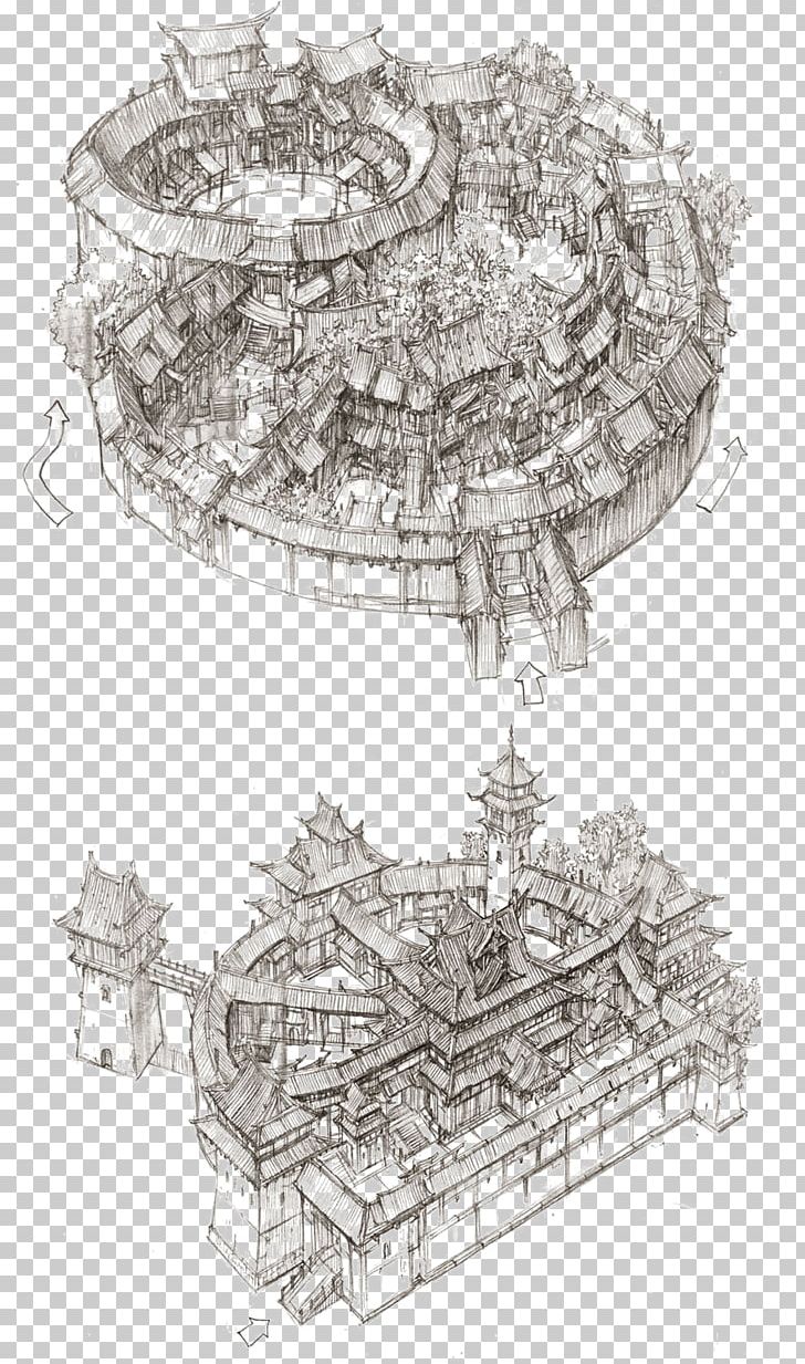 South Korea Concept Art Architecture Drawing PNG, Clipart, Art, Artist, Artwork, Black And White, Blog Free PNG Download