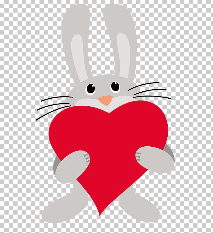 White Rabbit European Rabbit Heart PNG, Clipart, Art, Broken Heart, Cartoon, Cuteness, East Free PNG Download