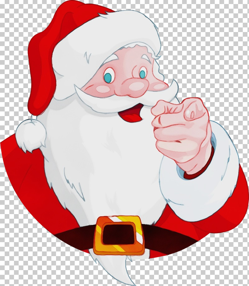 Santa Claus PNG, Clipart, Cartoon, Paint, Santa Claus, Watercolor, Wet Ink Free PNG Download