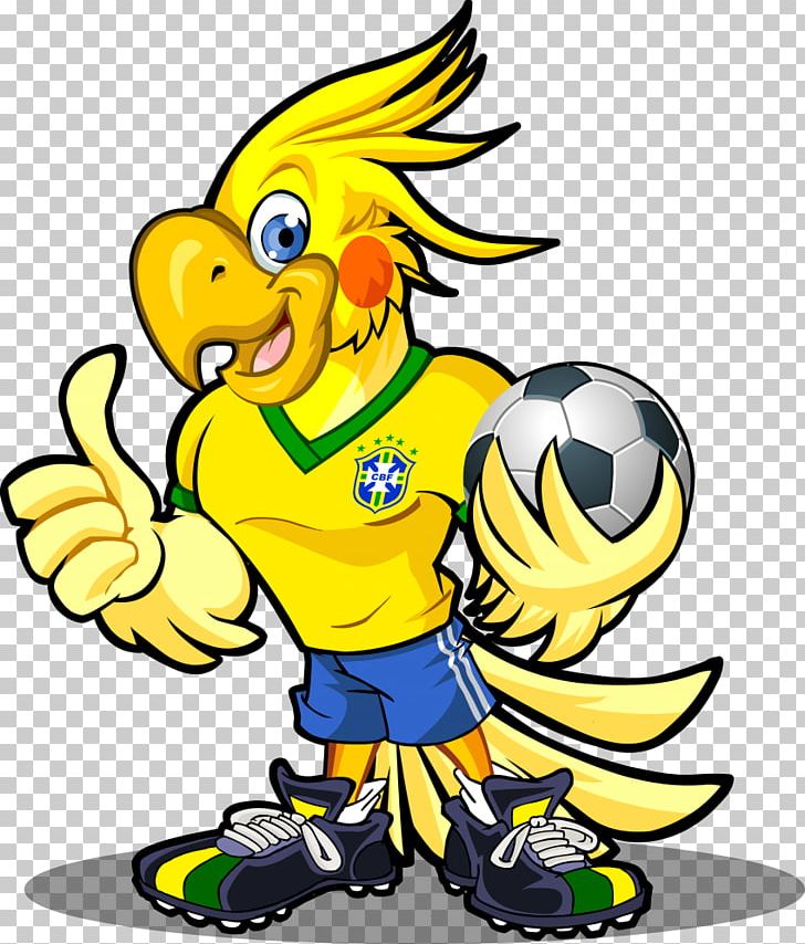 Brazil National Football Team 2014 FIFA World Cup Loja Do Mascote 2018 FIFA World Cup PNG, Clipart, 2014 Fifa World Cup, 2018 Fifa World Cup, Artwork, Beak, Brazil Free PNG Download