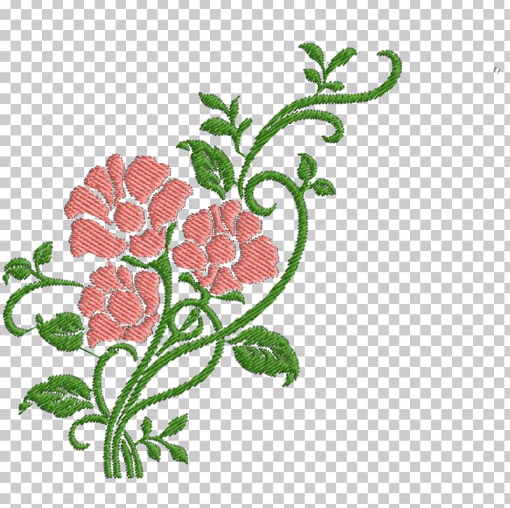 Flower Embroidery Pattern PNG, Clipart, Annual Plant, Art, Branch, Creative Arts, Cut Flowers Free PNG Download