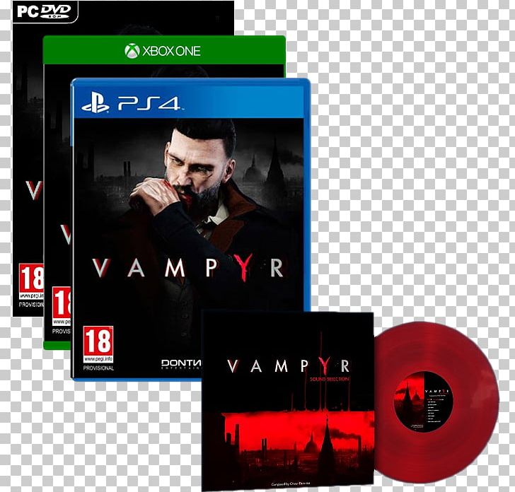 Vampyr Detroit: Become Human Focus Home Interactive PlayStation 4 Video Game PNG, Clipart, 2018, Action Roleplaying Game, Brand, Detroit Become Human, Dontnod Entertainment Free PNG Download